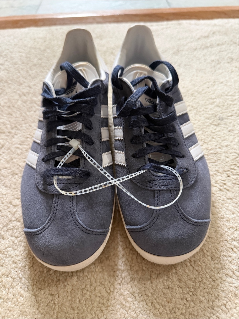 Adidas women’s Navy Gazelles
